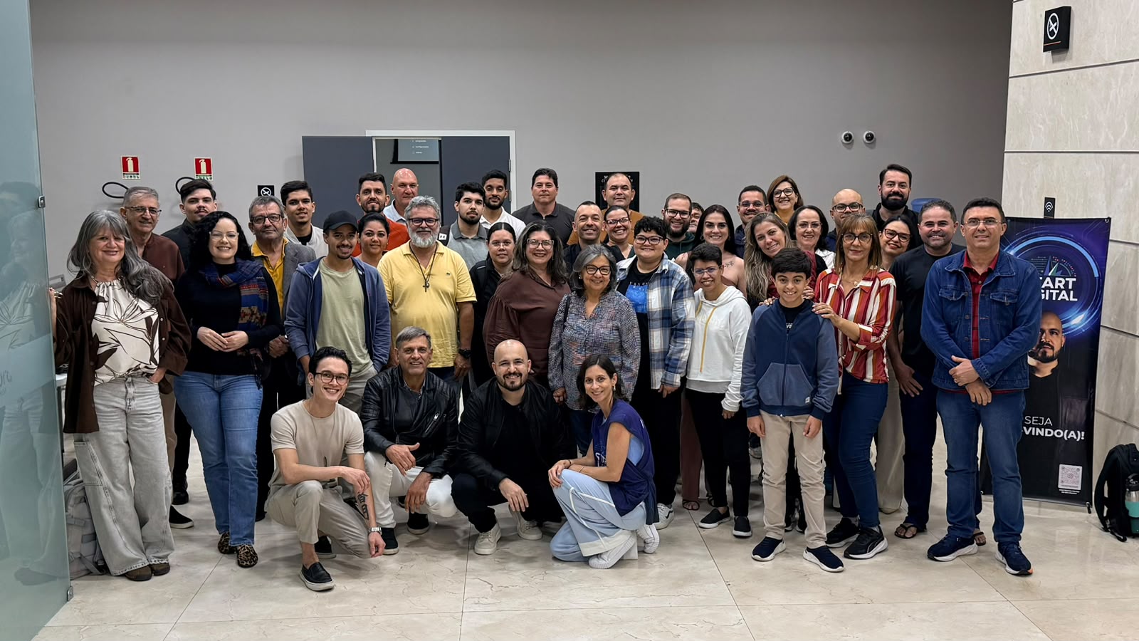 Participantes do treinamento Start Digital durante a imersão sobre Marketing e Inteligência Artificial.